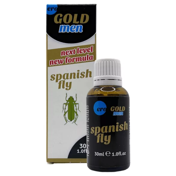HOT ero Gold Men Spanish Fly - σταγόνες ενίσχυσης της επιθυμίας για άνδρες (30 ml)