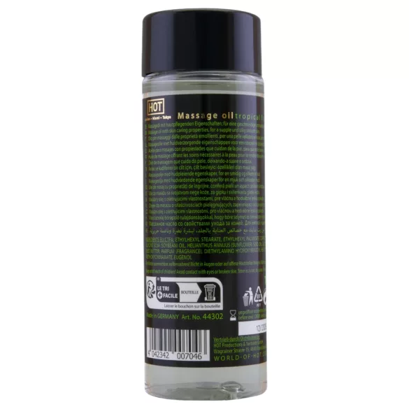 HOT - λάδι μασάζ σώματος - τροπικά φρούτα - 100ml