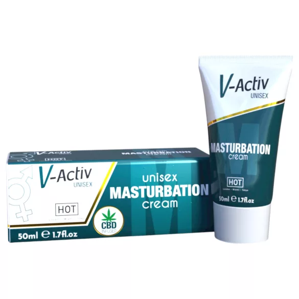 Hot V-Active - διεγερτική unisex κρέμα για αυνανισμό (50 ml)