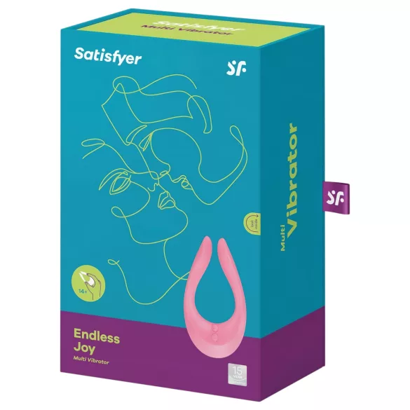 Satisfyer Endless Joy - δονητής ζευγαριών επαναφορτιζόμενος - ροζ