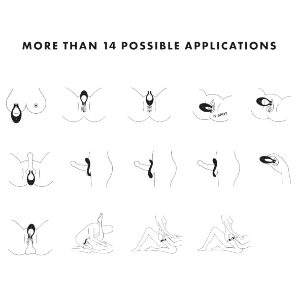 Satisfyer Endless Joy - δονητής ζευγαριών επαναφορτιζόμενος - ροζ