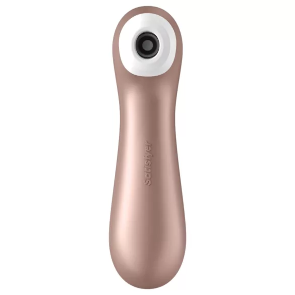 Satisfyer Pro 2+ - επαναφορτιζόμενο κλειτοριδικό δονητής - καφέ