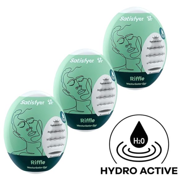 Satisfyer Egg Riffle - Σετ αυγών αυνανιστή (3 τεμ)