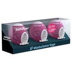 Αυγό Masturbator Satisfyer Bubble (3τμχ)