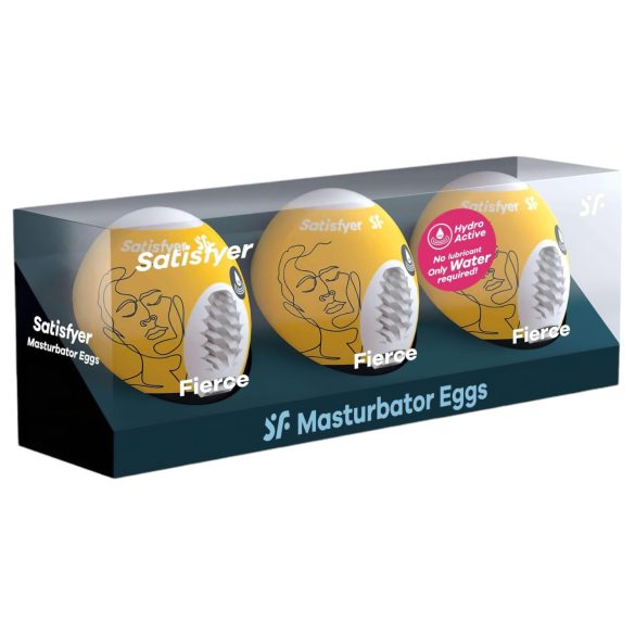 Satisfyer Egg Fierce - Σετ μαστρομπατόρ αυγών (3 τεμ)