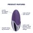 Satisfyer Purple Pleasure - επαναφορτιζόμενος δονητής κλειτορίδας (μωβ)
