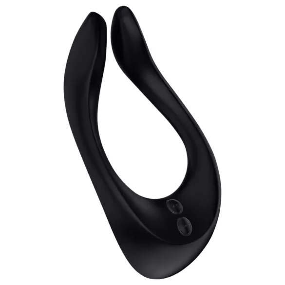 Satisfyer Endless Joy - δονητής για ζευγάρια επαναφορτιζόμενος αδιάβροχος μαύρος