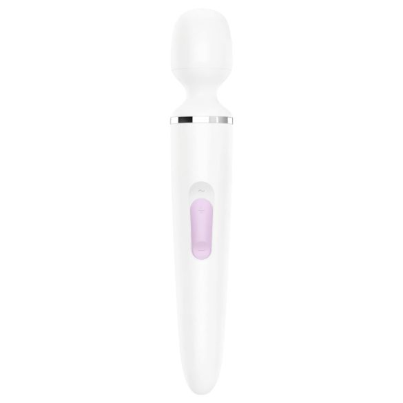 Satisfyer Wand-er Woman - αδιάβροχος μασέρ δονητής (λευκό)