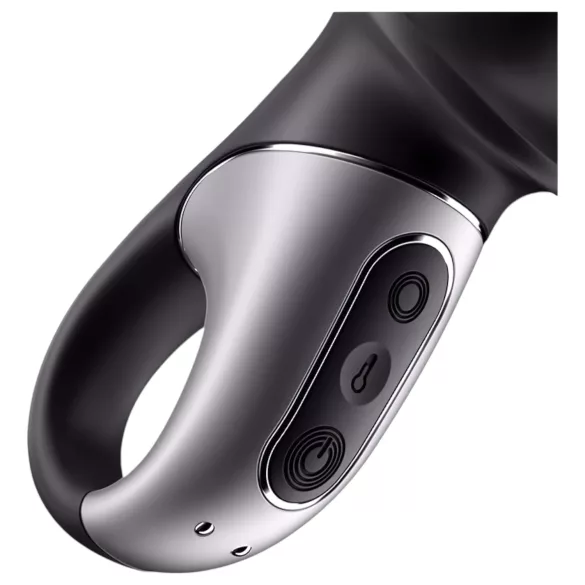 Satisfyer Hot Passion - έξυπνο αναλυτικό δονητή θερμαινόμενο - μαύρο