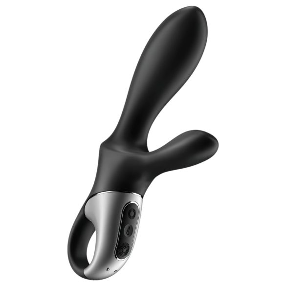 Satisfyer Heat Climax+ - έξυπνος θερμαινόμενος πρωκτικός δονητής (μαύρο)