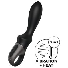   Satisfyer Heat Climax - έξυπνος θερμαινόμενος πρωκτικός δονητής (μαύρο)