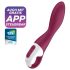 Satisfyer Heated Thrill - έξυπνος θερμαινόμενος δονητής (κόκκινο)