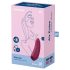 Satisfyer Curvy 1+ - Έξυπνος κλειτοριδικός διεγέρτης με αέρα (κόκκινο)