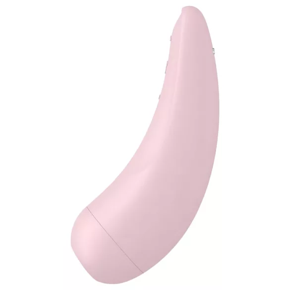 Satisfyer Curvy 2+ - γυναικείο κλειτοριδικό ερεθιστής με κύματα αέρα - ροζ