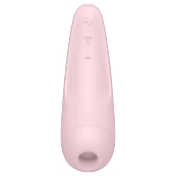 Satisfyer Curvy 2+ - γυναικείο κλειτοριδικό ερεθιστής με κύματα αέρα - ροζ