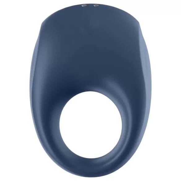 Satisfyer Strong One - δαχτυλίδι πέους με δόνηση, ελεγχόμενο μέσω εφαρμογής, για άνδρες (μπλε)