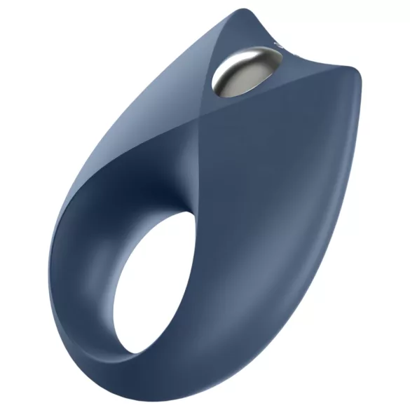 Satisfyer Royal One - δαχτυλίδι πέους με δόνηση με έλεγχο μέσω εφαρμογής, για άνδρες (μπλε)