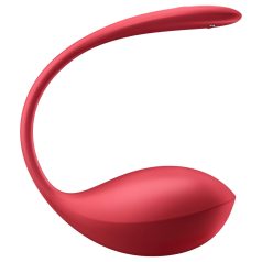   Satisfyer Shiny Petal - κόκκινο ασύρματο δονητικό αυγό