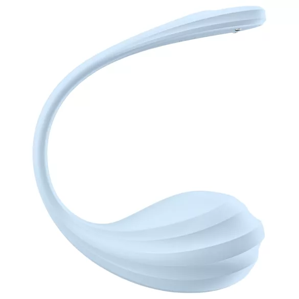 Satisfyer Smooth Petal - φορετό, εφαρμογο-ελεγχόμενο δονητικό αυγό (μπλε)