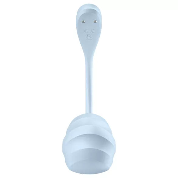Satisfyer Smooth Petal - φορετό, εφαρμογο-ελεγχόμενο δονητικό αυγό (μπλε)
