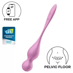   Satisfyer Love Birds 1 - Δονητικές μπάλες Kegel με έλεγχο μέσω εφαρμογής (ροζ)