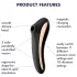 Satisfyer Dual Kiss - δονητής κλειτορίδας & κόλπου με δόνηση - επαναφορτιζόμενος