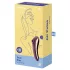 Satisfyer Dual Kiss - δονητής 2 σε 1 για κλειτορίδα & κολπική χρήση - μοβ