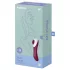 Satisfyer Dual Crush 2in1 διαμνημικός απορροφητής κλειτορίδας + δονητής σημείου G (κόκκινο)