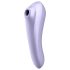 Satisfyer Dual Pleasure - έξυπνος κυματιστός 2σε1 δονητής (μοβ)