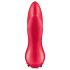 Satisfyer Rotator Plug 1 - μαργαριταρένιος δονητής πρωκτού (κόκκινο)