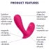 Satisfyer Top Secret - δονητής με έλεγχο μέσω εφαρμογής (ροζ)