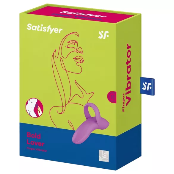 Satisfyer Bold Lover - δονητής δαχτύλου επαναφορτιζόμενος αδιάβροχος ροζ