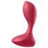 Satisfyer Backdoor Lover - επαναφορτιζόμενος, αδιάβροχος πρωκτικός δονητής (κόκκινο)