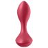 Satisfyer Backdoor Lover - επαναφορτιζόμενος, αδιάβροχος πρωκτικός δονητής (κόκκινο)