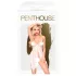 Penthouse - babydoll σετ - διάφανη δαντέλα με ρόδα - λευκό