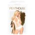 Penthouse Perfect Lover - κορμάκι με λαιμό (λευκό) - L/XL