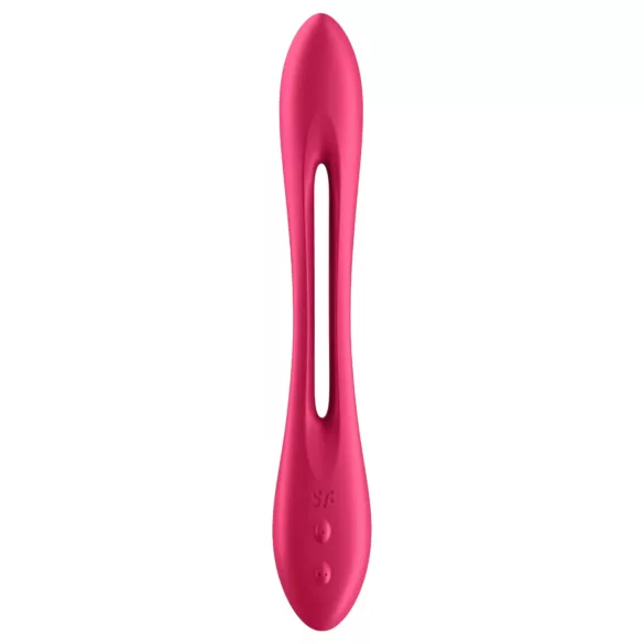 Satisfyer Elastic Joy - δονητής ζευγαριού εύκαμπτος επαναφορτιζόμενος κόκκινος