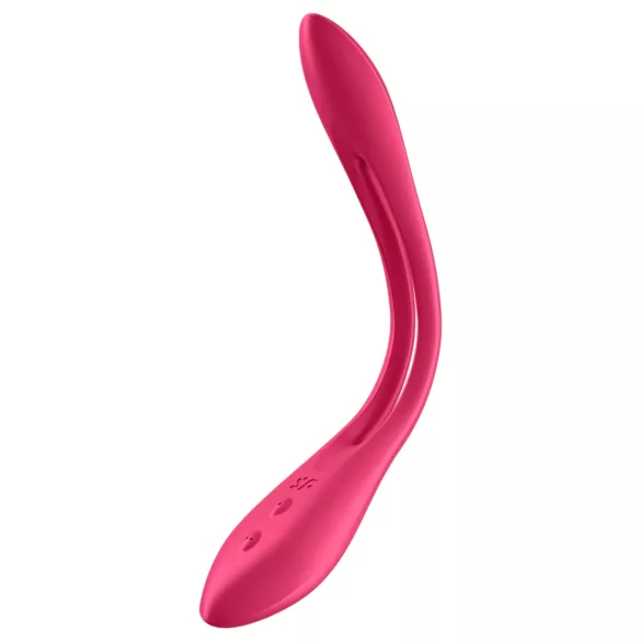 Satisfyer Elastic Joy - δονητής ζευγαριού εύκαμπτος επαναφορτιζόμενος κόκκινος