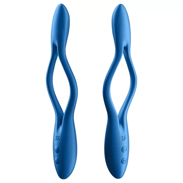 Satisfyer Elastic Game - δονητής ζευγαριού εύκαμπτος επαναφορτιζόμενος μπλε