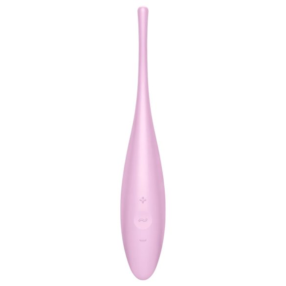 Satisfyer Twirling Joy - έξυπνος αδιάβροχος δονητής κλειτορίδας (ροζ)