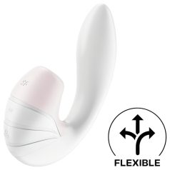   Satisfyer Supernova - επαναφορτιζόμενος, κυματικός δονητής 2 σε 1 (λευκό)