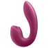 Satisfyer Sunray - επαναφορτιζόμενο αερανθώδης 2 σε 1 δονητής (κόκκινο)