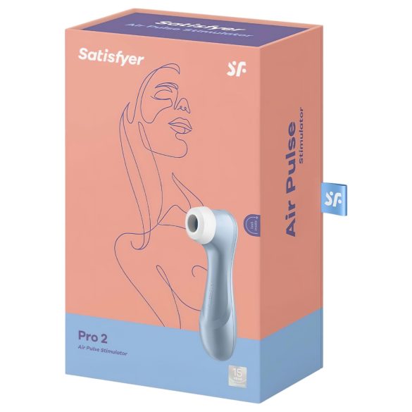 Satisfyer Pro 2 Gen2 - γυναικείος δονητής αέρα - επαναφορτιζόμενος - μπλε