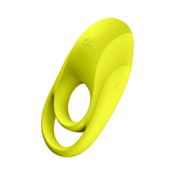 Satisfyer Spectacular - battery-operated, waterproof, vibrating penis ring (yellow)