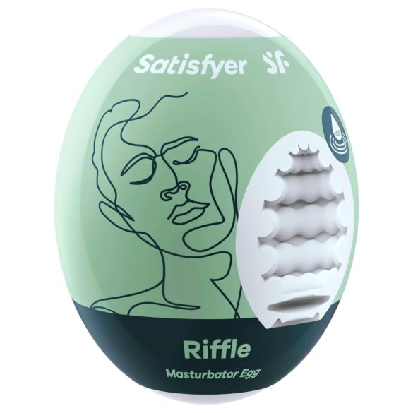 Satisfyer Egg Riffle - αυγό μασέρ ανδρών (1τμχ)