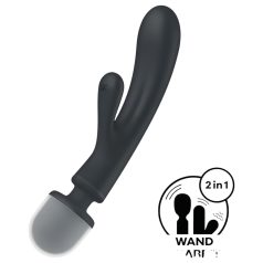   Satisfyer Triple Lover - Δονητής G-σημείου και μασάζ (ασημί)