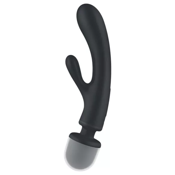 Satisfyer Triple Lover - δονητής σημείου G & διπλή διείσδυση - ασημί