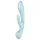 Satisfyer Triple Oh - δονητής με βραχίονα κλειτορίδας επαναφορτιζόμενος μπλε