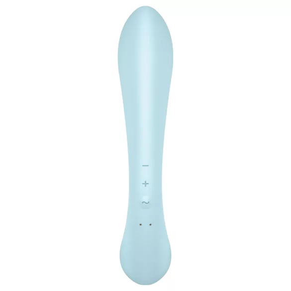 Satisfyer Triple Oh - δονητής με βραχίονα κλειτορίδας επαναφορτιζόμενος μπλε