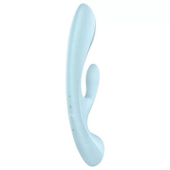 Satisfyer Triple Oh - δονητής με βραχίονα κλειτορίδας επαναφορτιζόμενος μπλε